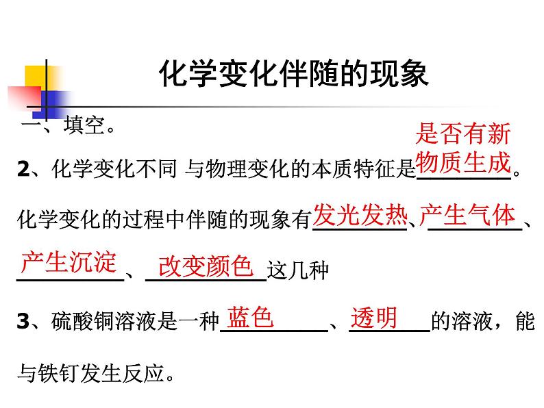 教科版（2001）科学六年级下册 2.6 《化学变化伴随的现象》 (2) 课件第3页