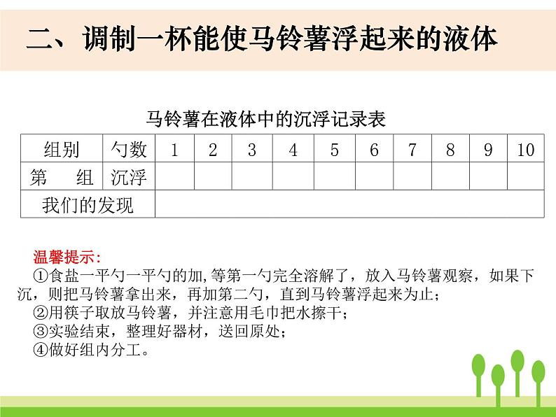 五下1-7《马铃薯在液体中的沉浮》PPT第3页
