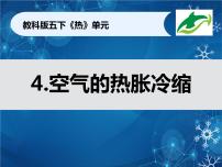 小学科学教科版五年级下册4、空气的热胀冷缩背景图ppt课件