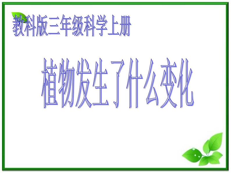 教科小学科学三上《1.6、植物发生了什么变化》PPT课件(6)01