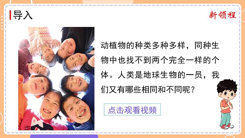 新教科版科学六下 2.5 相貌各异的我们 课件PPT+视频素材02