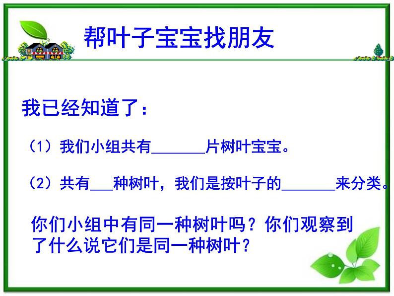 植物的叶PPT课件免费下载02