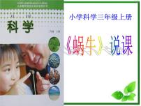 小学科学教科版三年级上册2、蜗牛（一）教课内容课件ppt