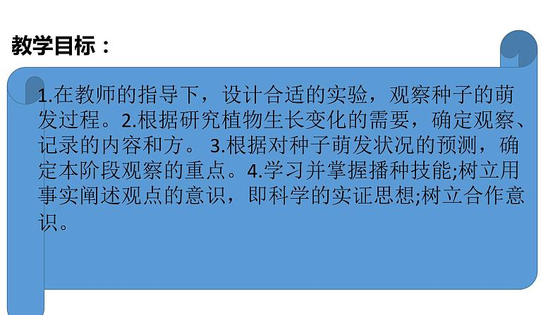 教科版(2017秋）四年级科学下册1.2种植凤仙花（课件31张+素材) 第3页