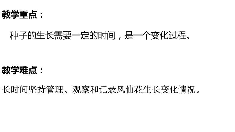 教科版(2017秋）四年级科学下册1.2种植凤仙花（课件31张+素材) 第4页