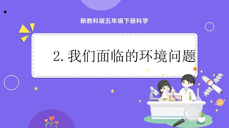 新教科版科学五下 3.2 我们面临的环境问题 课件PPT+视频素材01