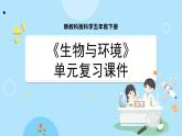 新教科版科学五下 第一单元 生物与环境 复习PPT课件