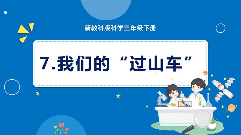 新教科版科学三下 1.7 我们的“过山车” 课件PPT+视频素材01