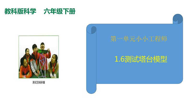 教科版(2017秋）六年级科学下册1.6测试塔台模型（课件47张ppt+素材)第2页