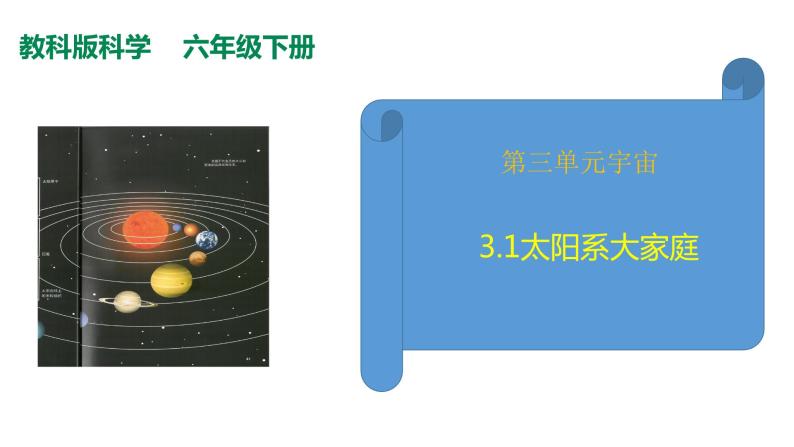 教科版(2017秋）六年级科学下册3.1太阳系大家庭（课件41张ppt+素材)02