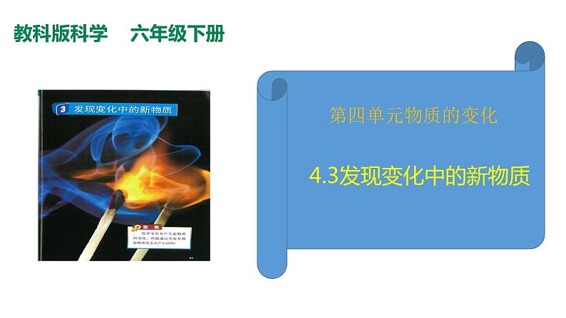 教科版(2017秋）六年级科学下册4.3发现变化中的新物质（课件38张ppt+素材)02