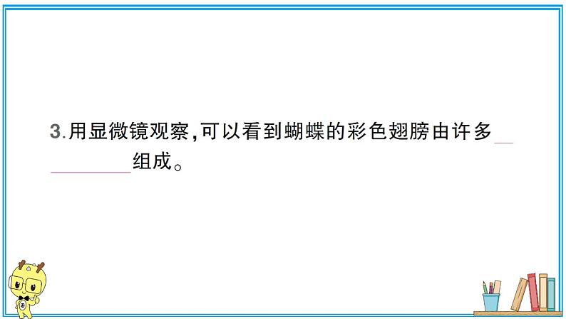 教科版 科学六年级上册 第一单元 第3课 观察身边微小的物体  习题课件03