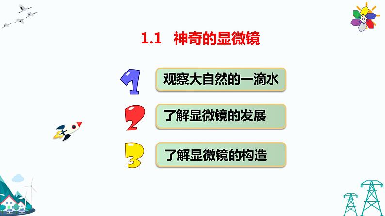 湘科版五年级下册科学1.1神奇的显微镜课件01