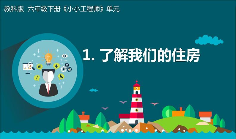 教科版 六年级科学下册 1.1《了解我们的住房》 课件01