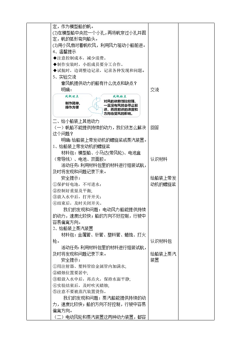 2.5《给船装上动力》教案第2页