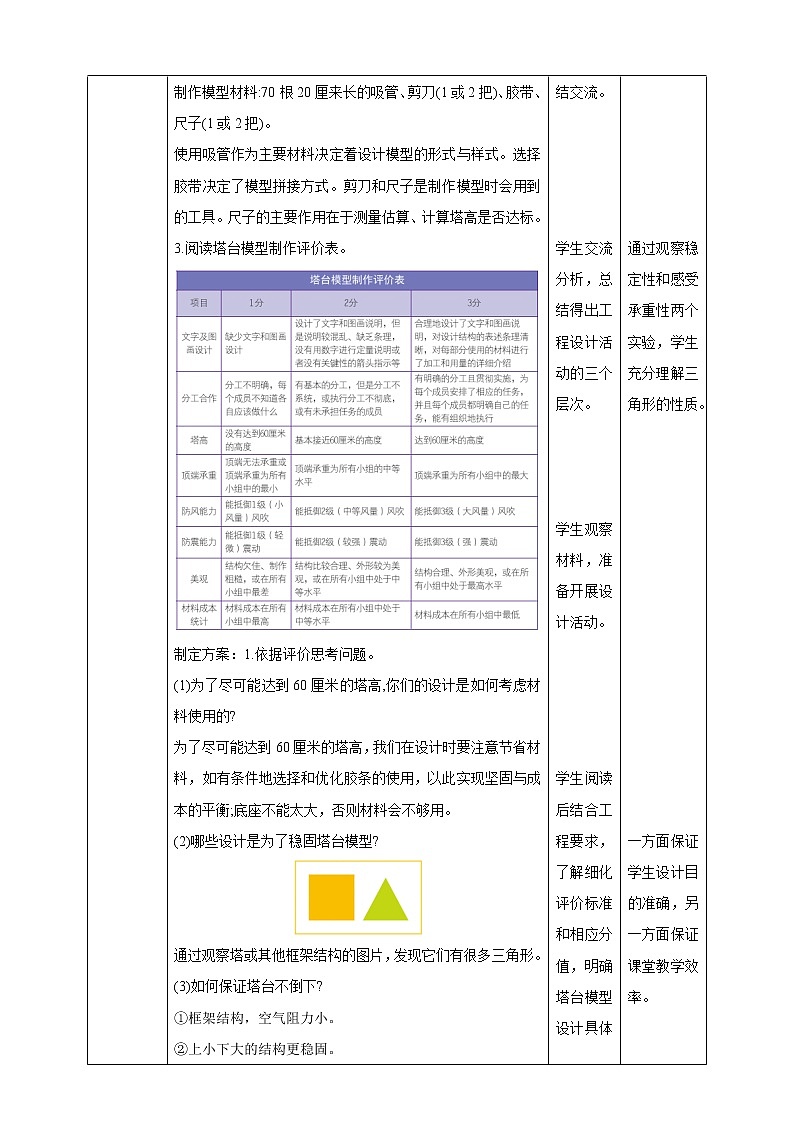 1.4《设计塔台模型台》教案第2页