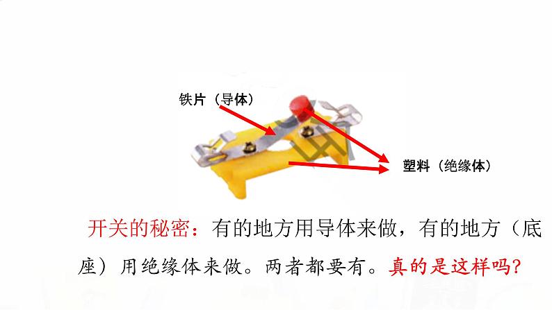 教科版小学科学四下2-7《电路中的开关》教学课件第3页