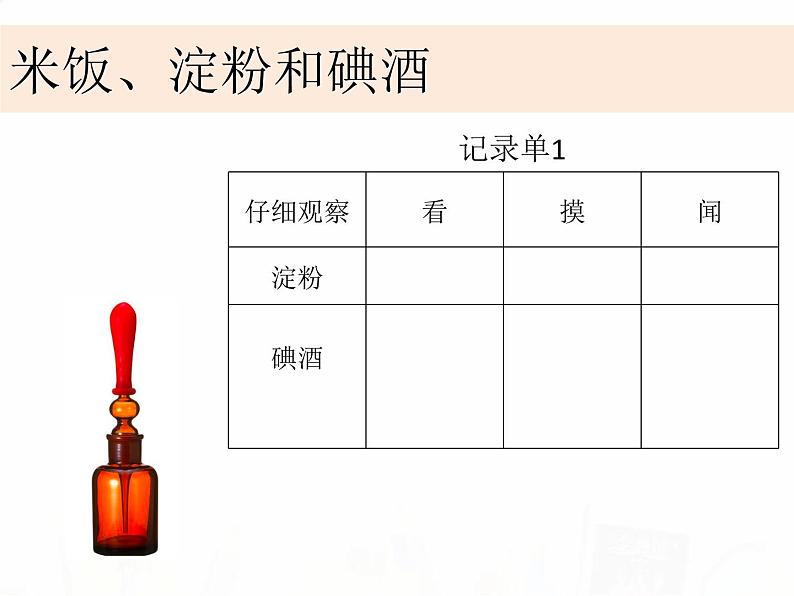 教科版小学科学六下2-3《米饭、淀粉和碘酒的变化》课件+教案06