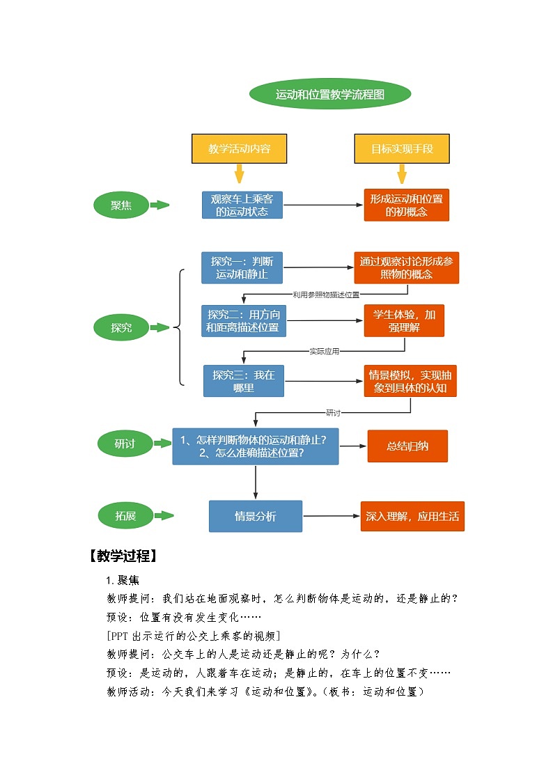 教科版科学三年级下册 1-1《运动和位置》 课件+同步教案03