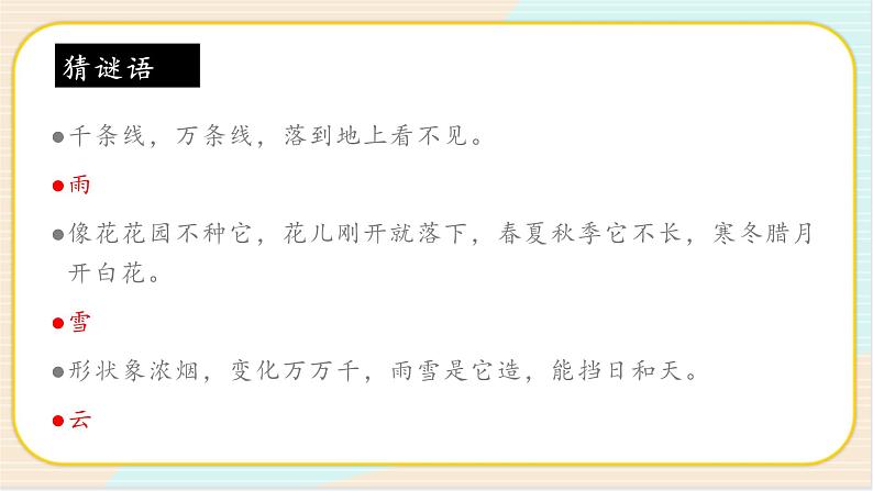1.1《各种各样的天气》PPT课件第2页