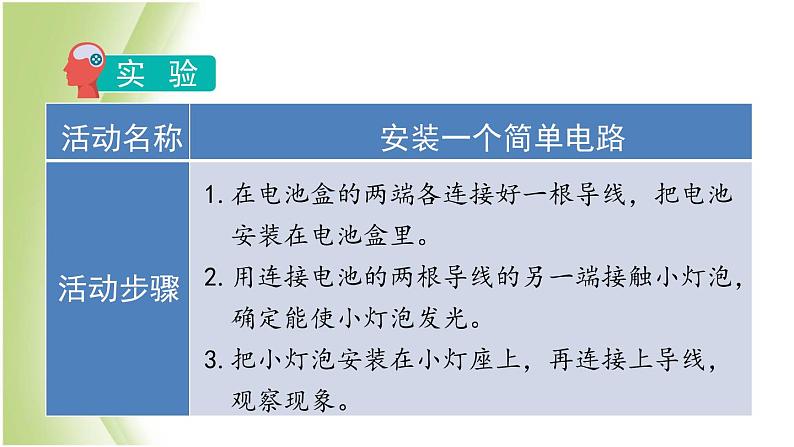 2.3《简易电路》教学课件 教科版小学科学四下05