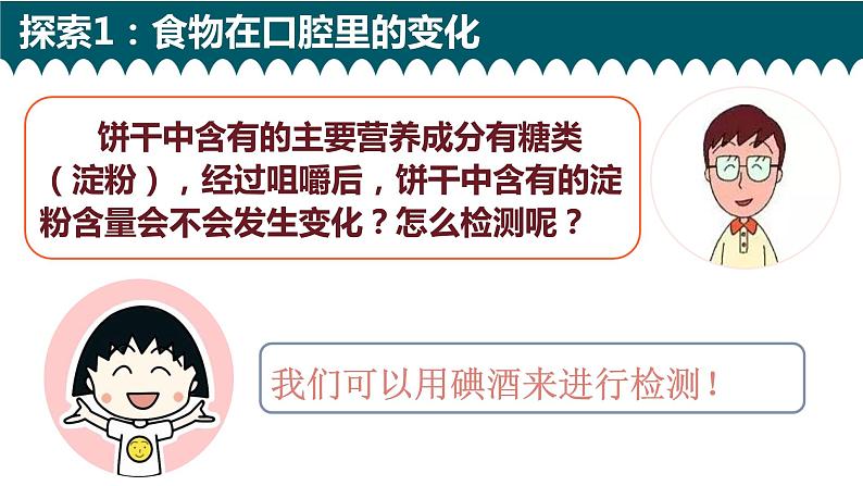 新教科版4年级上册课件+教案2.7食物在口腔里的变化04