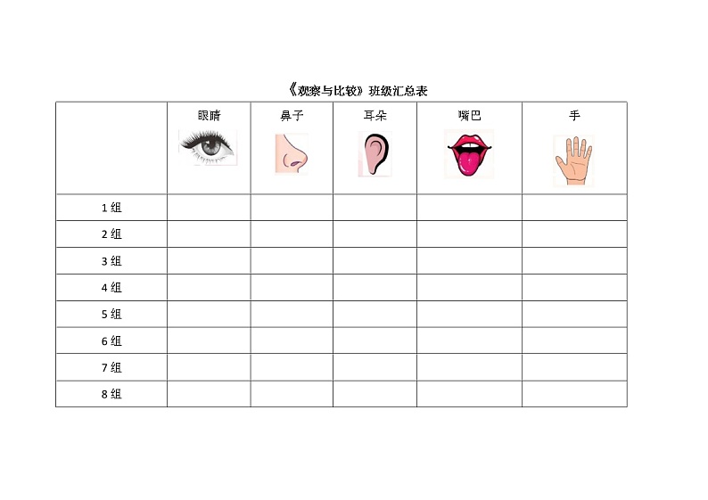 教科版 (2017)二年级下册 教案 课件 素材2.3《观察与比较》01