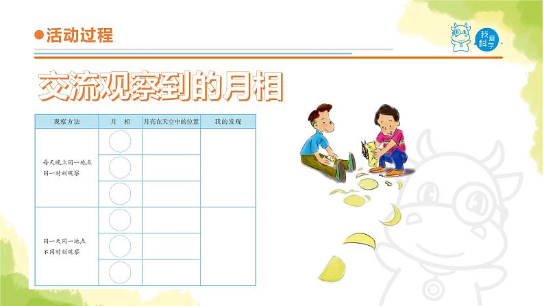 17《弯弯的月亮》课件 青岛版(六三制)小学科学六上第3页