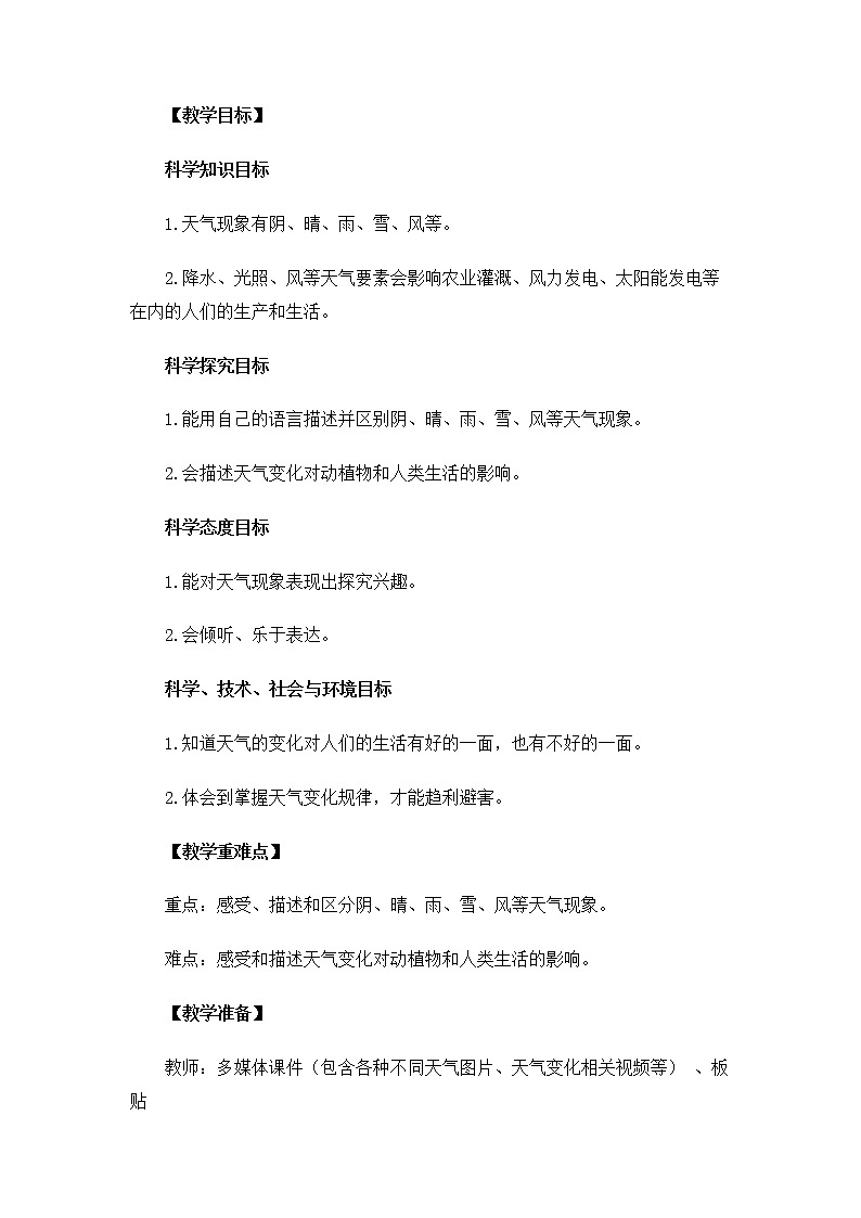 2.1.5《各种各样的天气》课件+教案+音频02