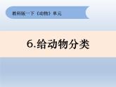 2-6《给动物分类》课件 教科版小学科学一下