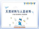 小學(xué)科學(xué)蘇教版三年級下冊第四單元第12課《天然材料與人造材料》課件8（2022新版）