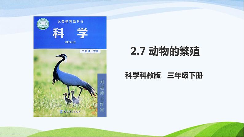 教科版三年级下册科学2.7 动物的繁殖（课件）01