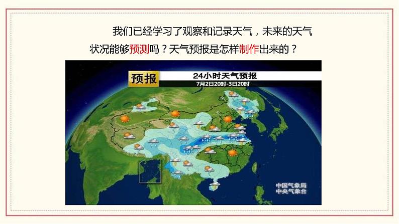 3.8 天气预报是怎样制作出来的 课件第2页