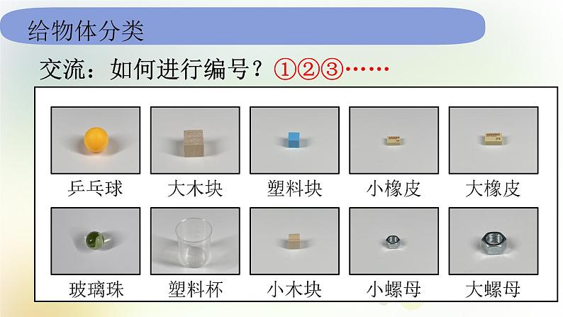 1-4 给物体分类 课件+教案 教科版小学科学一年级下册05