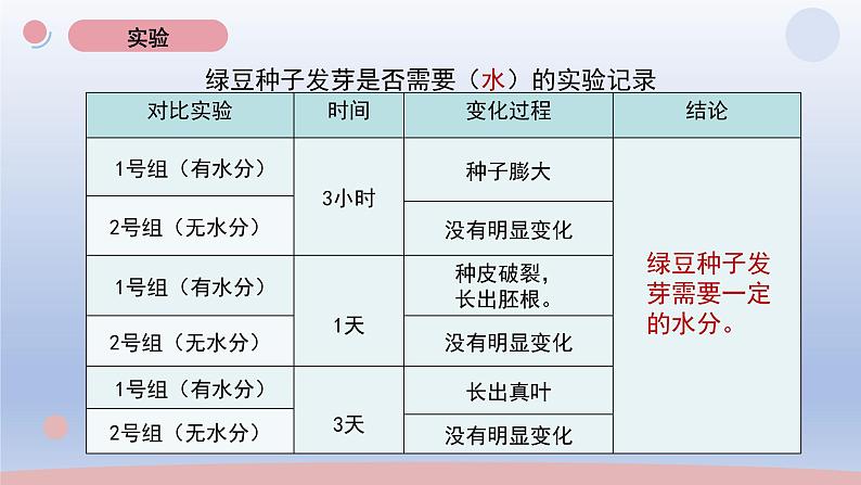 小学科学教科版五年级下册第一单元第2课《比较种子发芽实验》课件20（2022新版）第7页