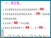 新大象版科学五下 1.1 光从哪里来 习题PPT (含答案+动画)