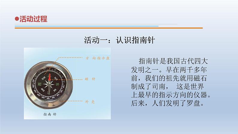 小学科学青岛版六三制二年级下册第二单元第6课《指南针》 教学课件304