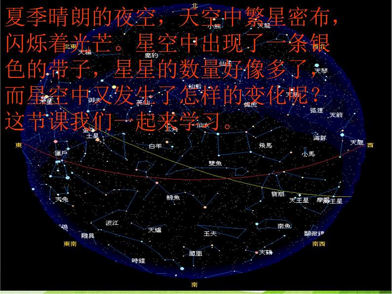 青岛小学科学四下《8-夏季星空》PPT课件-(4)02