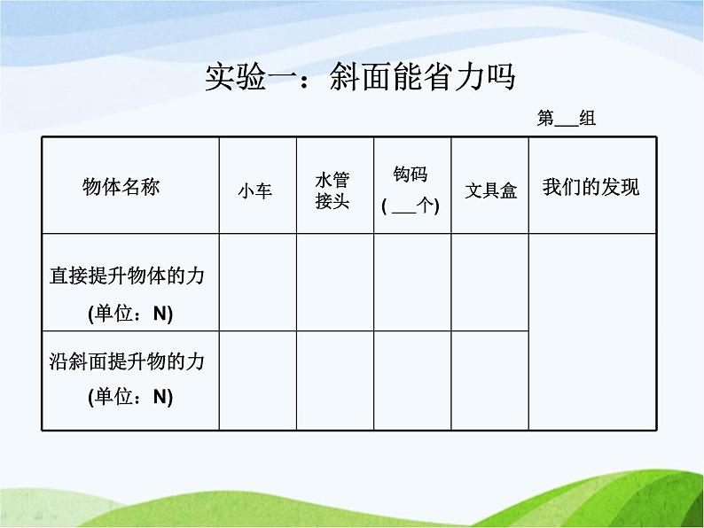 (青岛版)五年级科学下册课件-斜面-304