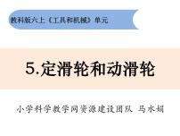 小学科学教科版六年级上册5、定滑轮和动滑轮教案配套课件ppt