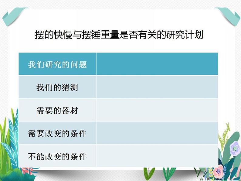 教科版科学 五下3-6《摆的研究》课件PPT第5页