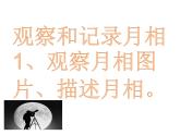 教科版科学 4、观察月相 （精品课件）