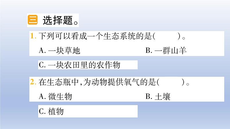 小学科学教科版五年级下册第一单元第7课《设计和制作生态瓶》作业课件2（2022新版）06