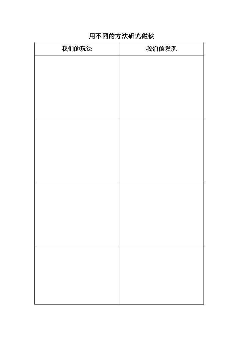 苏教版（2017）科学 二下 4.《磁铁的吸力》（课件PPT+教案+素材视频+实验记录单）01