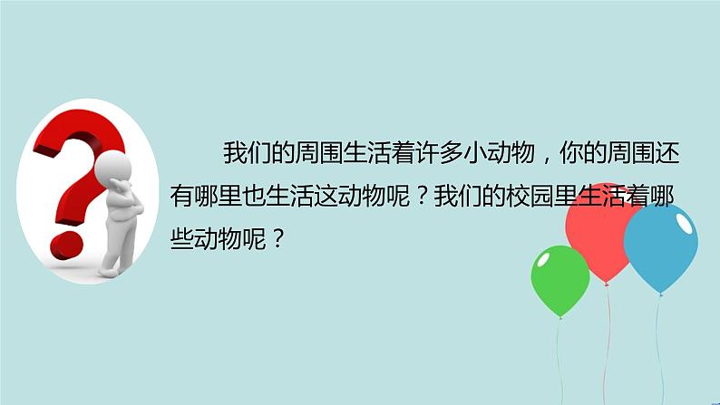 教科版一年级下册科学2.2校园里的动物PPT课件全套完整版06