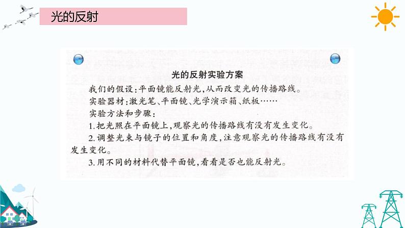 大象版五年级下册科学1.3 光的反射 课件第6页