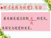大象版五年级下册科学1.4 光线与视觉课件
