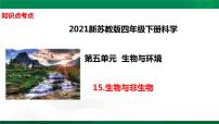 四年级下册科学5.15：生物与非生物知识点考点【复习课件详细】（14张PPT）