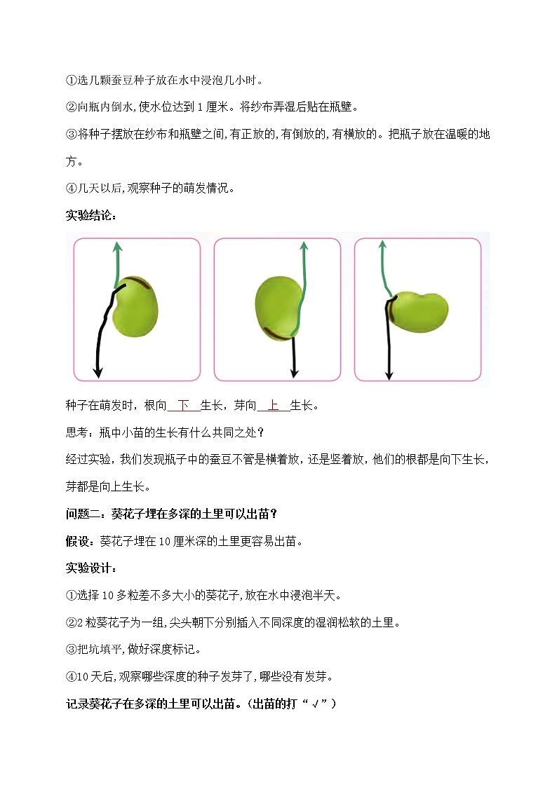 新苏教版科学四年级下册第四单元《繁殖》知识点整理第2页