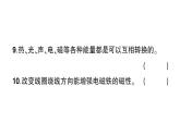 教科版科学六年级上册期末测试卷（一）PPT课件